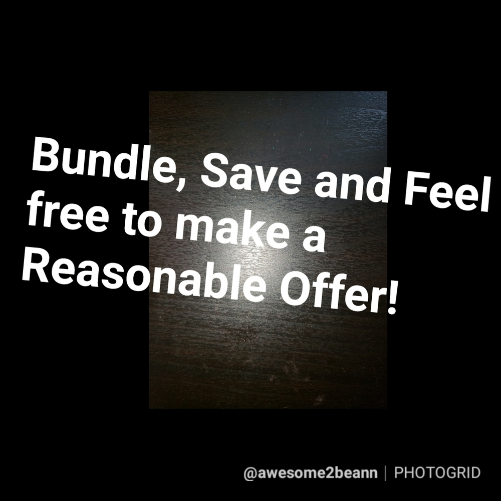 BUNDLE TO SAVE! ACCEPTING REASONABLE OFFERS!